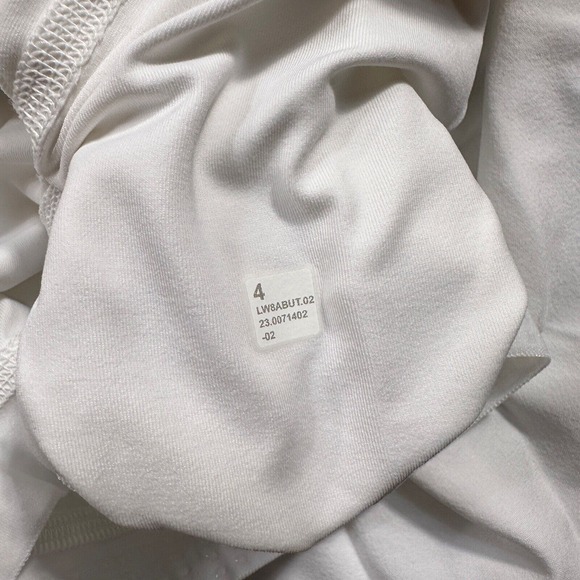 Lululemon Court Rival High-Rise Skirt Long White Tennis Pickleball Size 4 - Picture 8 of 8